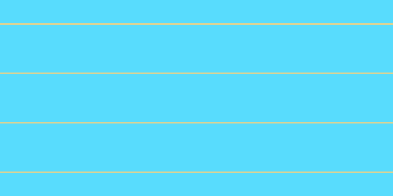#58dcfd, #dbd393 horizontal lines, four pixels wide, ninety-seven pixels apart