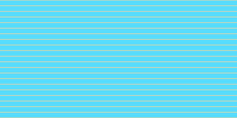 #58dcfd, #fcd393 horizontal lines, two pixels wide, seventeen pixels apart