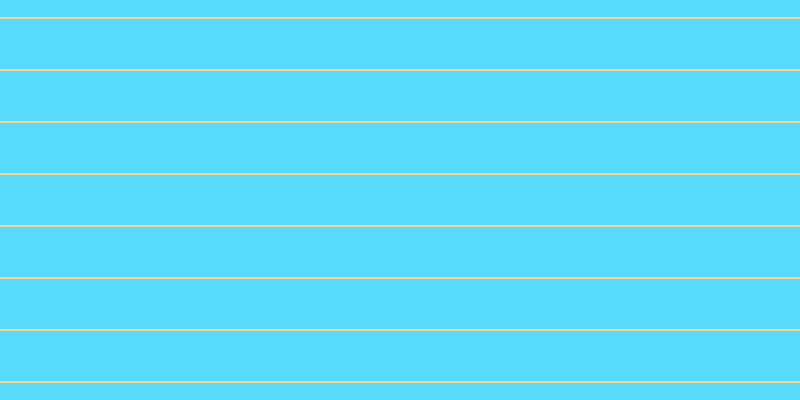 #58dcfd, #fcd393 horizontal lines, two pixels wide, fifty pixels apart