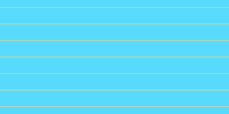 #58dcfd, #fcd393 horizontal lines, two pixels wide, fifty-six pixels apart