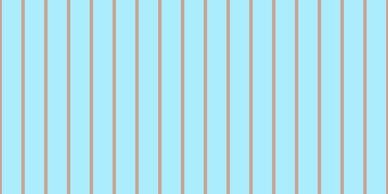 #58dcfd (50%), #caa393 vertical lines, seven pixels wide, forty pixels apart