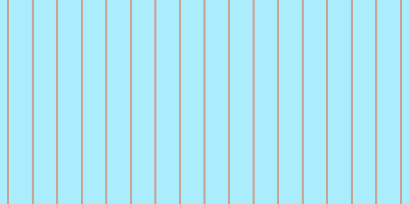 #58dcfd (50%), #caa393 vertical lines, four pixels wide, forty-four pixels apart