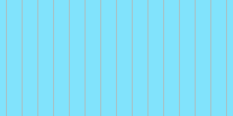 #58dcfd (75%), #caa393 vertical lines, two pixels wide, fifty-two pixels apart