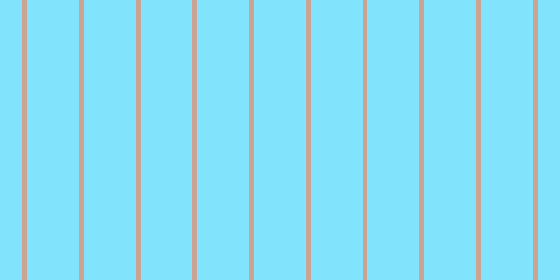 #58dcfd (75%), #caa393 vertical lines, seven pixels wide, seventy-four pixels apart