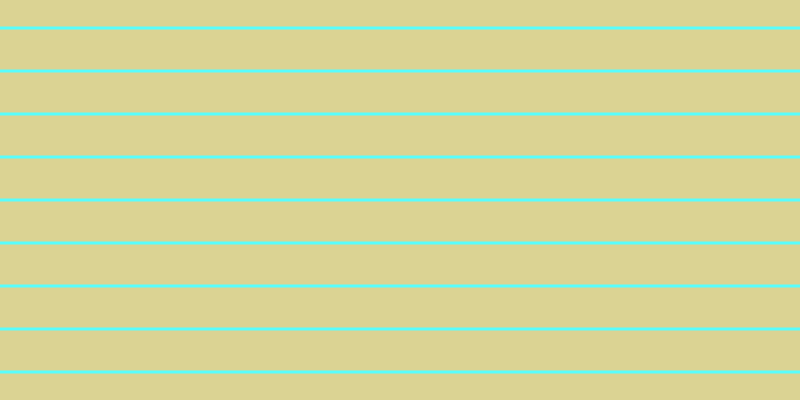 #58fdfd, #dbd393 horizontal lines, forty pixels wide, three pixels apart