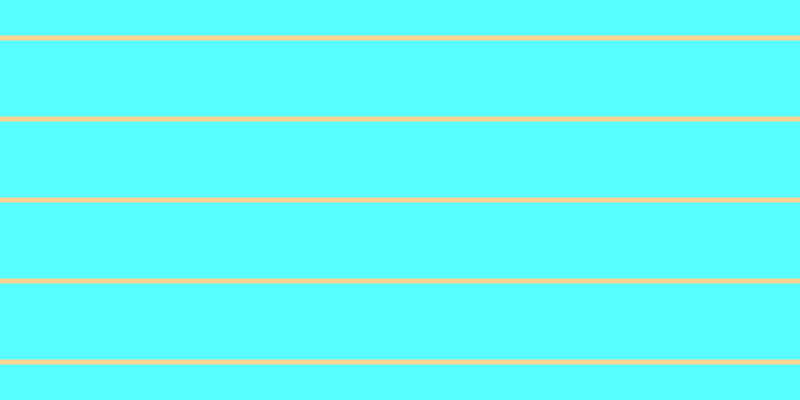 #58fdfd, #fcd393 horizontal lines, five pixels wide, seventy-six pixels apart
