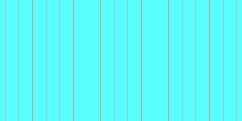 #58fdfd, #caa393 vertical lines, two pixels wide, forty-three pixels apart