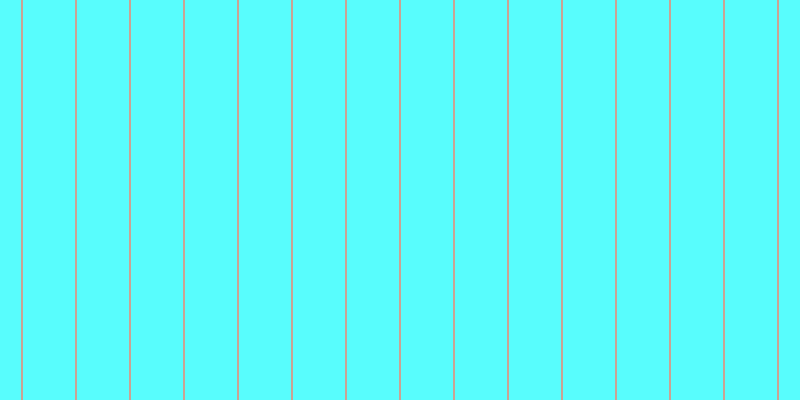 #58fdfd, #caa393 vertical lines, two pixels wide, fifty-two pixels apart