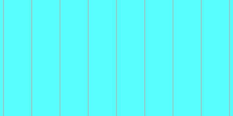 #58fdfd, #caa393 vertical lines, two pixels wide, ninety-five pixels apart