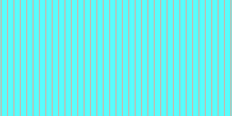 #58fdfd, #eba393 vertical lines, three pixels wide, nineteen pixels apart