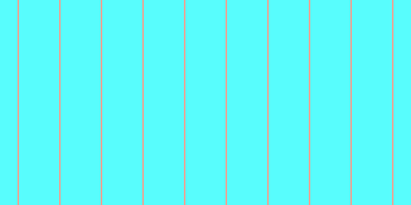 #58fdfd, #eba393 vertical lines, three pixels wide, seventy-eight pixels apart
