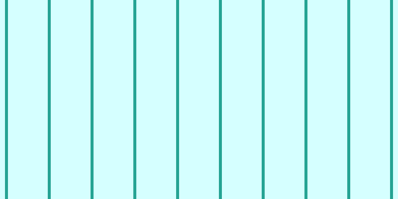 #58fdfd (25%), #25a393 vertical lines, six pixels wide, eighty pixels apart