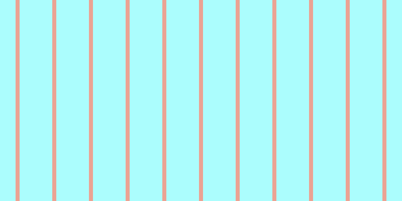 #58fdfd (50%), #eba393 vertical lines, eight pixels wide, sixty-five pixels apart
