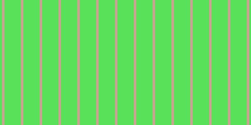 #59e259, #caa393 vertical lines, eight pixels wide, fifty-two pixels apart
