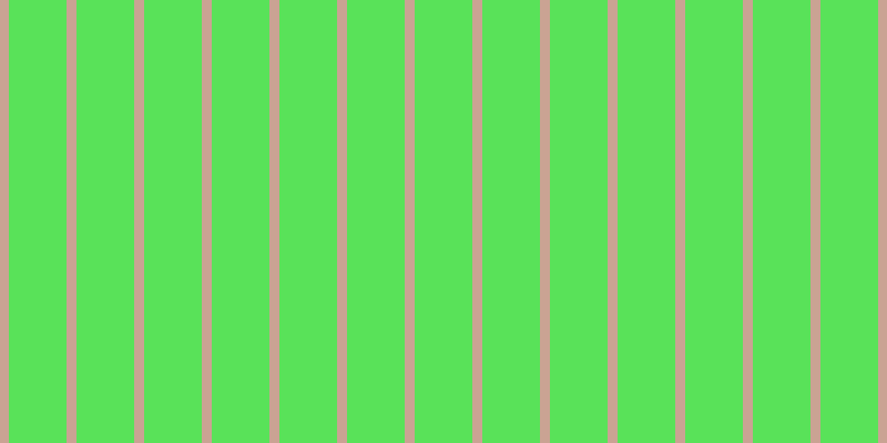 #59e259, #caa393 vertical lines, nine pixels wide, fifty-two pixels apart