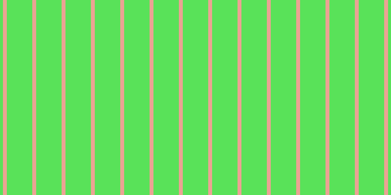 #59e259, #eba393 vertical lines, eight pixels wide, fifty-two pixels apart