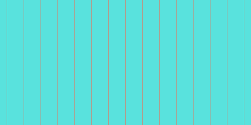 #59e2dd, #a9a393 vertical lines, two pixels wide, fifty-two pixels apart