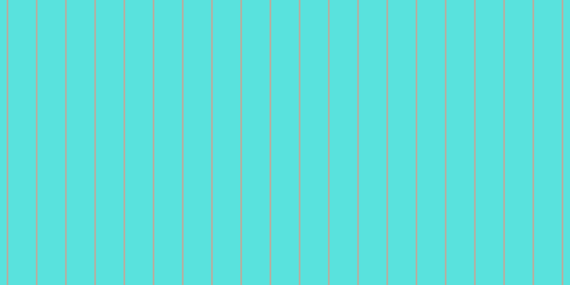 #59e2dd, #caa393 vertical lines, two pixels wide, thirty-nine pixels apart