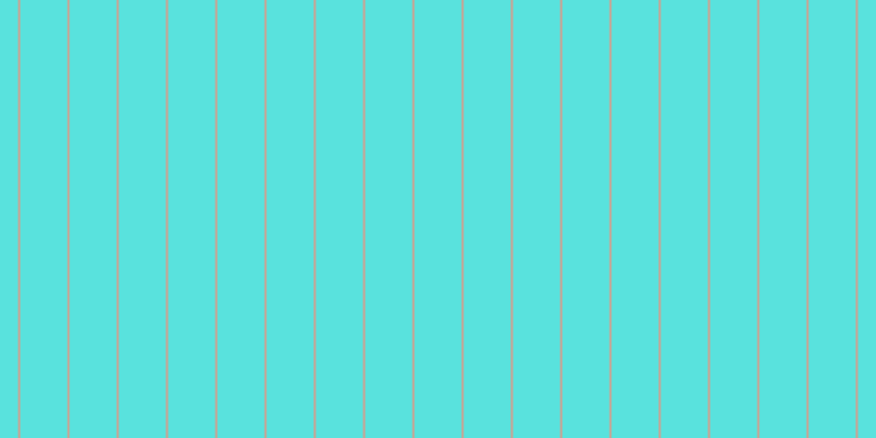 #59e2dd, #caa393 vertical lines, two pixels wide, forty-three pixels apart