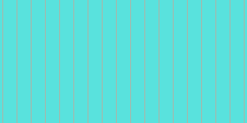 #59e2dd, #caa393 vertical lines, two pixels wide, forty-four pixels apart