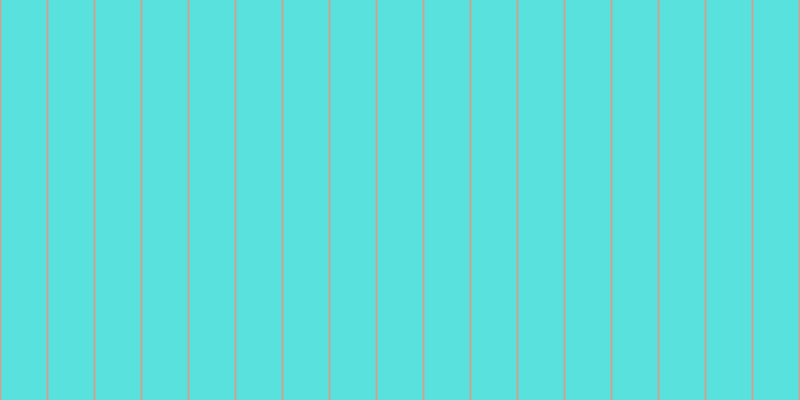#59e2dd, #caa393 vertical lines, two pixels wide, forty-five pixels apart