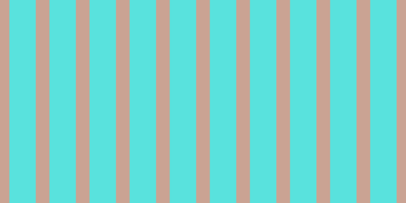 #59e2dd, #caa393 vertical lines, twenty-seven pixels wide, fifty-two pixels apart