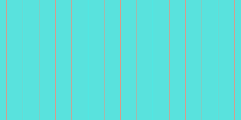 #59e2dd, #caa393 vertical lines, two pixels wide, fifty-two pixels apart
