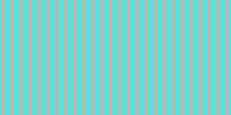 #59e2dd, #eba393 vertical lines, eight pixels wide, twenty-three pixels apart
