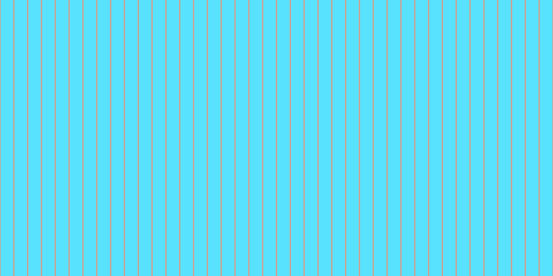 #59e2fe, #caa393 vertical lines, two pixels wide, eighteen pixels apart