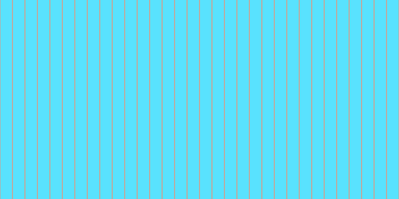 #59e2fe, #caa393 vertical lines, two pixels wide, twenty-three pixels apart