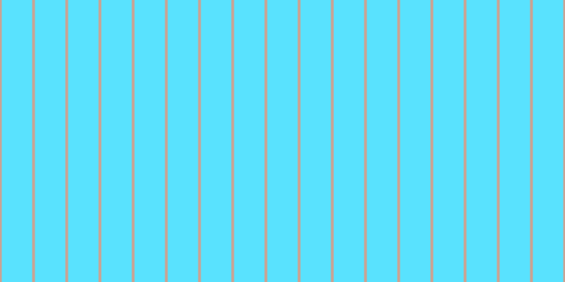 #59e2fe, #caa393 vertical lines, four pixels wide, forty-three pixels apart