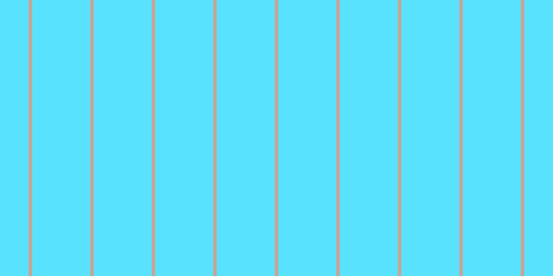 #59e2fe, #caa393 vertical lines, five pixels wide, eighty-four pixels apart