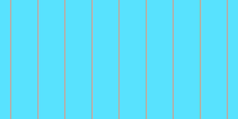 #59e2fe, #caa393 vertical lines, four pixels wide, eighty-seven pixels apart