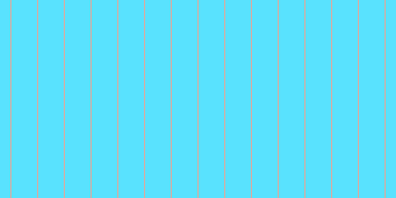 #59e2fe, #eba393 vertical lines, two pixels wide, fifty-two pixels apart