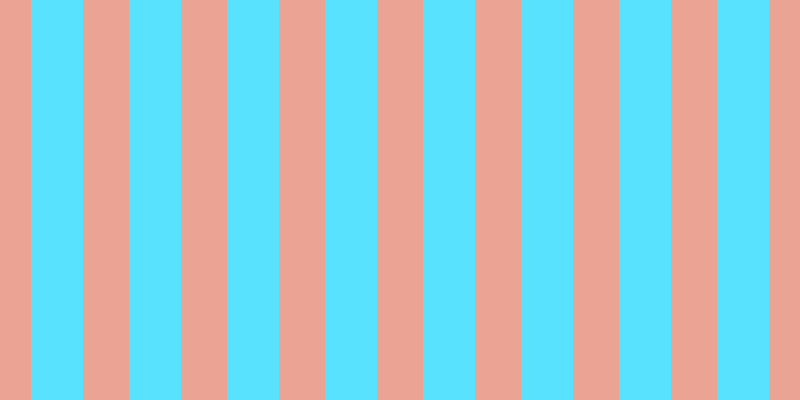 #59e2fe, #eba393 vertical lines, forty-six pixels wide, fifty-two pixels apart