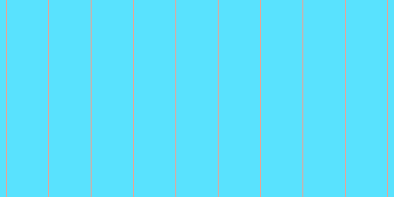 #59e2fe, #eba393 vertical lines, two pixels wide, eighty-four pixels apart