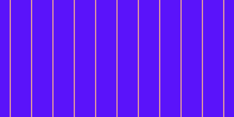 #5a13fa, #eba393 vertical lines, four pixels wide, sixty-nine pixels apart