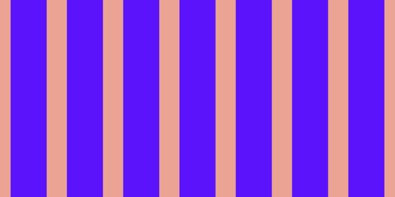 #5a13fa, #eba393 vertical lines, forty-one pixels wide, seventy-three pixels apart