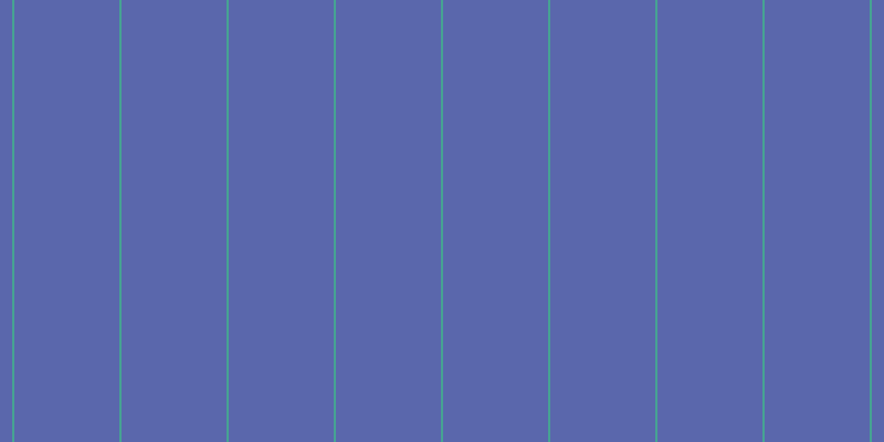 #5a67ac, #46a393 vertical lines, two pixels wide, ninety-five pixels apart