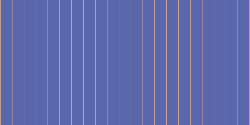 #5a67ac, #caa393 vertical lines, two pixels wide, thirty-six pixels apart