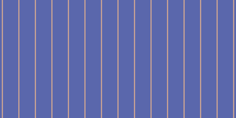 #5a67ac, #caa393 vertical lines, four pixels wide, fifty-two pixels apart