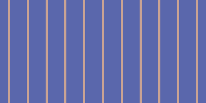 #5a67ac, #caa393 vertical lines, eight pixels wide, sixty-five pixels apart