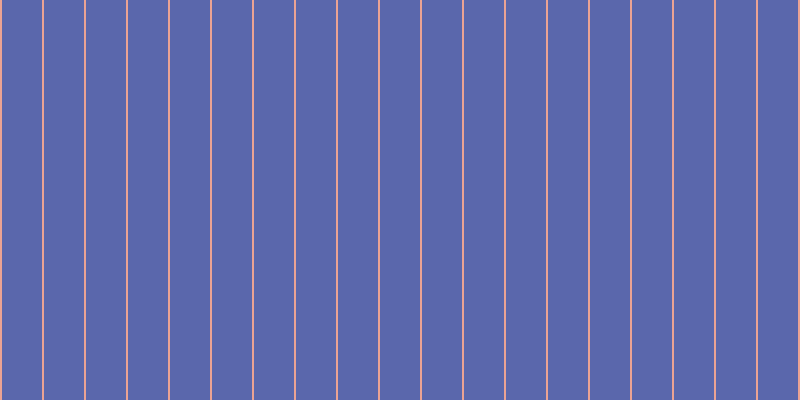 #5a67ac, #eba393 vertical lines, two pixels wide, forty pixels apart