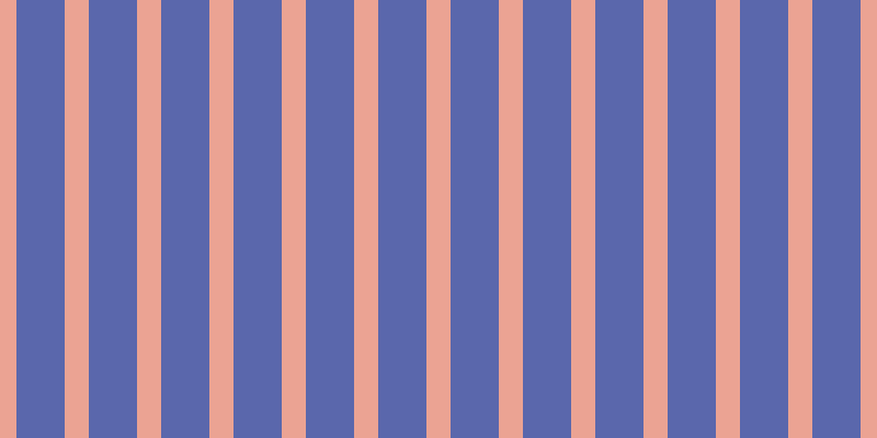 #5a67ac, #eba393 vertical lines, twenty-two pixels wide, forty-four pixels apart