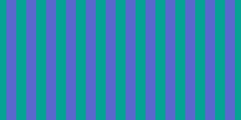 #5a67cd, #04a393 vertical lines, thirty-three pixels wide, thirty-three pixels apart