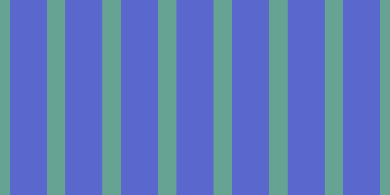 #5a67cd, #67a393 vertical lines, thirty-eight pixels wide, seventy-six pixels apart