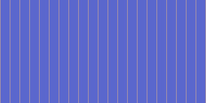 #5a67cd, #caa393 vertical lines, two pixels wide, thirty-six pixels apart