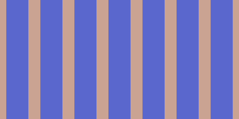 #5a67cd, #caa393 vertical lines, forty pixels wide, seventy-four pixels apart