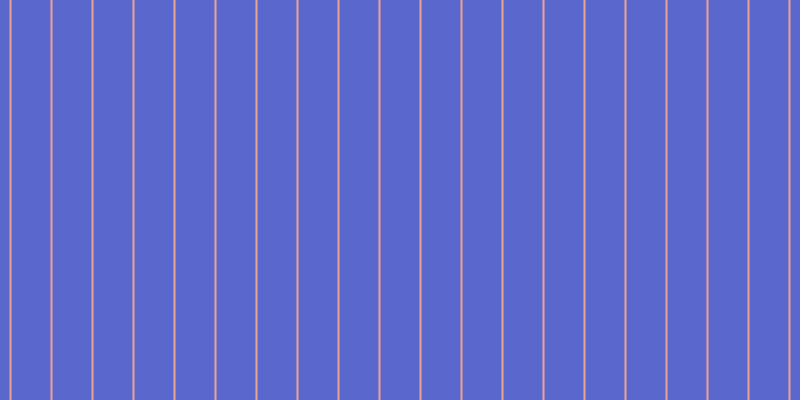 #5a67cd, #eba393 vertical lines, two pixels wide, thirty-nine pixels apart
