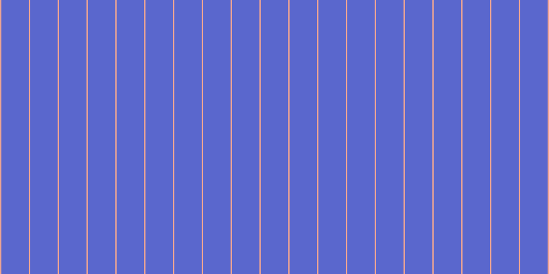 #5a67cd, #eba393 vertical lines, two pixels wide, forty pixels apart